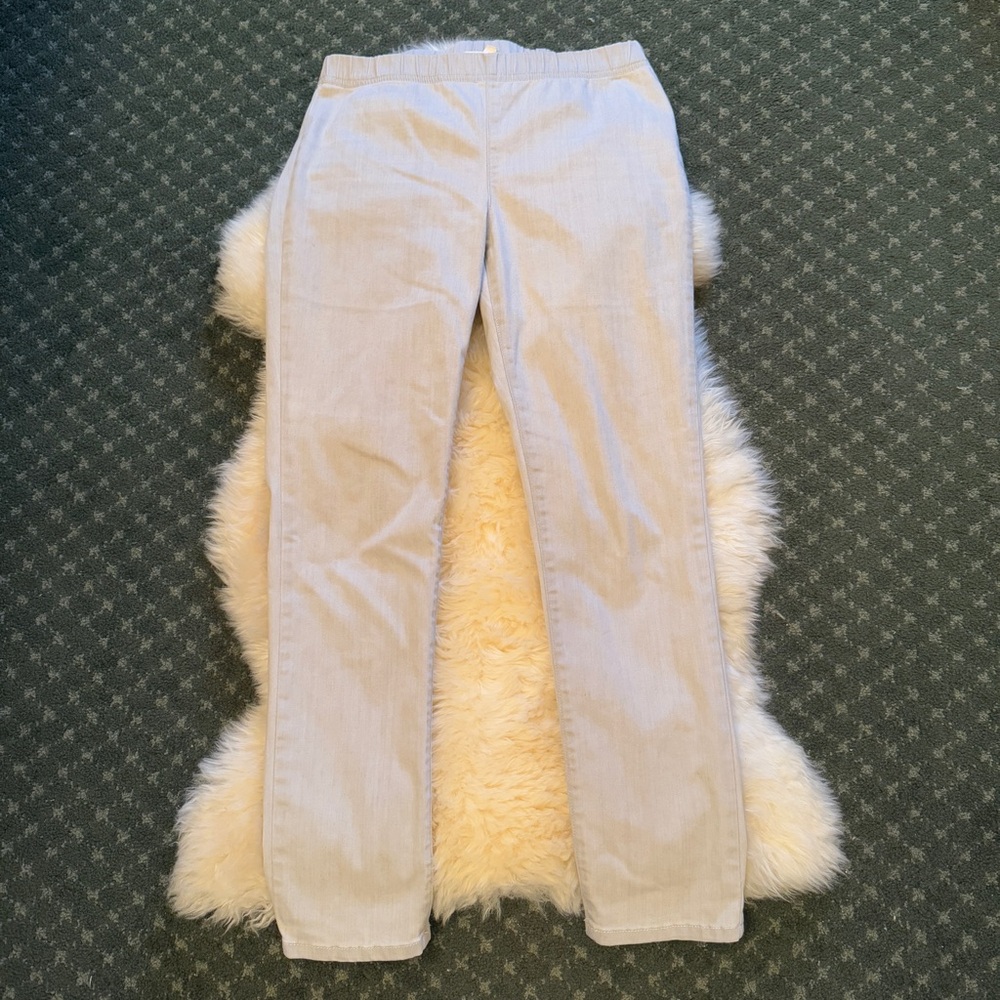 Eileen Fisher Light Gray Denim Jegging Pants